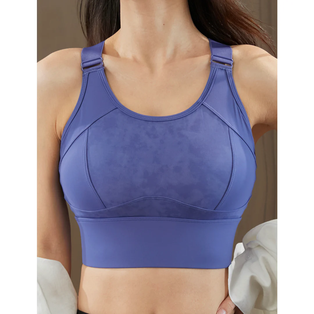 Dakota No-Bounce Sports Bra with Stay-Put Band & Adjustable Racerback Support Up to 42G - Image 5