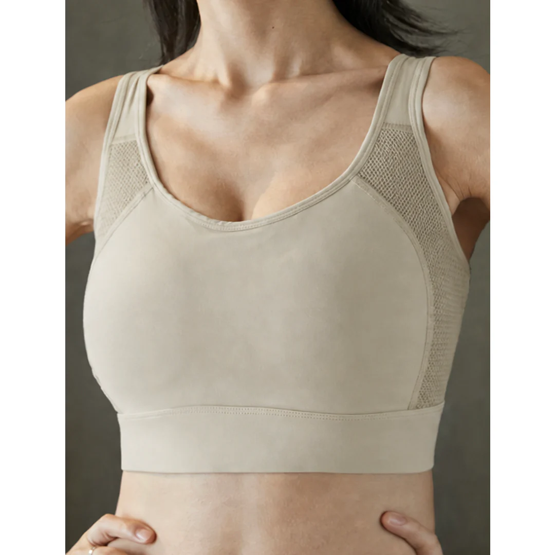 Della Running No-Bounce Sports Bra with Stay-Put Racerback Support Up to 38H - Image 5