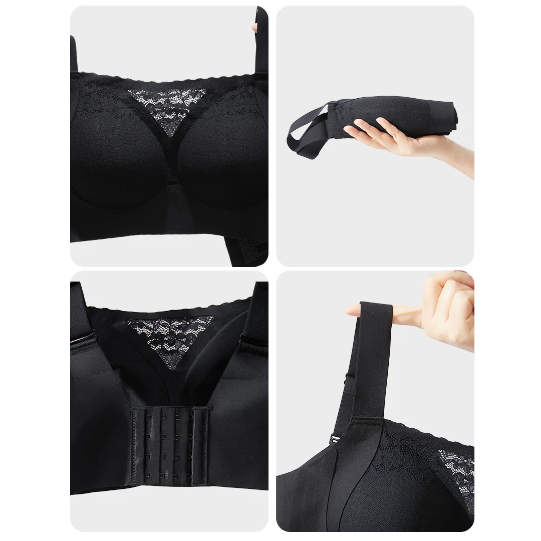 Tinsley Elegant Lace Enhanced Coverage Bra with Back Smoothing Up to 42H - Image 5